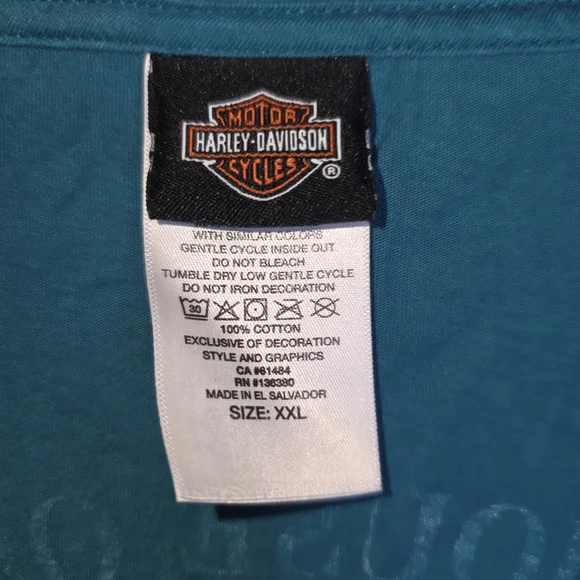 Harley Davidson Motorcycle Womens Long Sleeve Shirt Milwaukee Wisconsin XXL - Picture 3 of 9